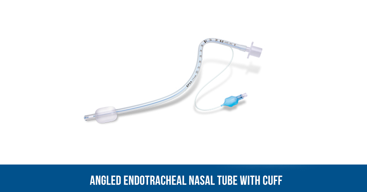 ANGLED ENDOTRACHEAL NASAL TUBE WITH CUFF