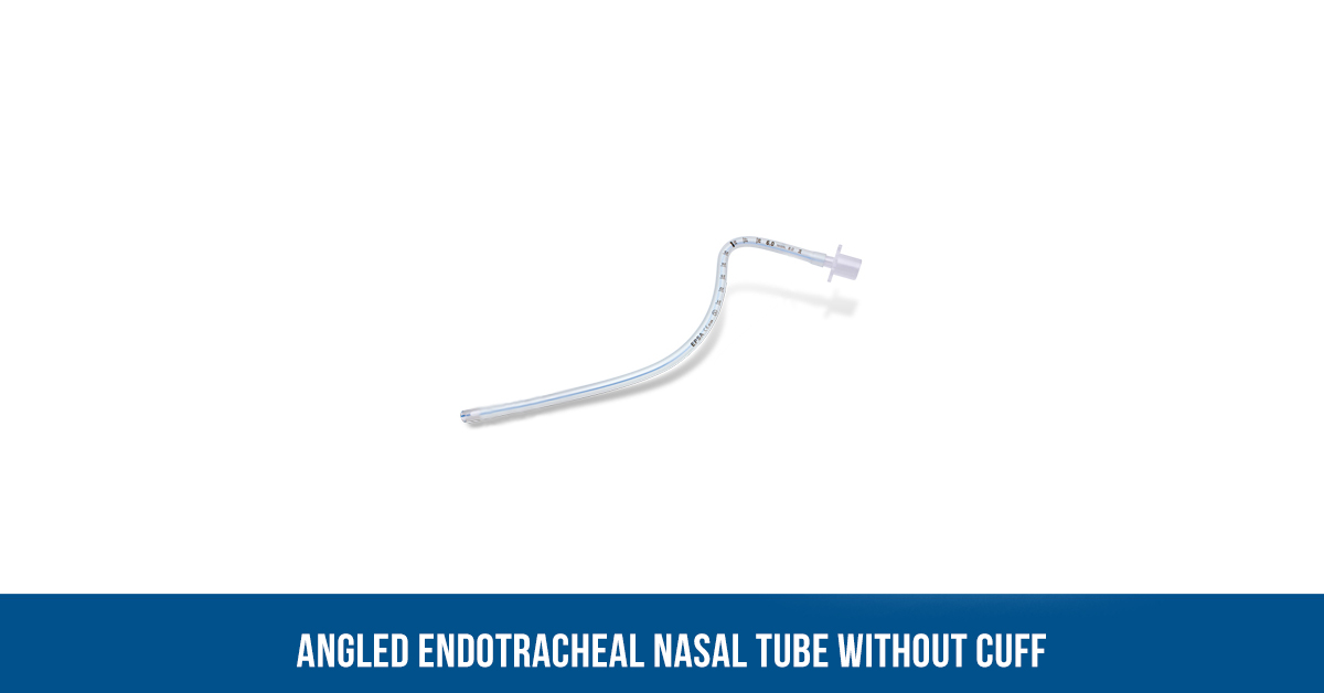 ANGLED ENDOTRACHEAL NASAL TUBE WITHOUT CUFF