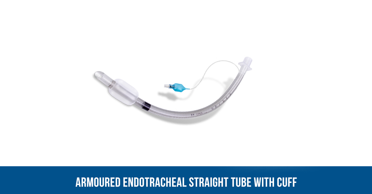 ARMOURED ENDOTRACHEAL CURVED TUBE WITH CUFF